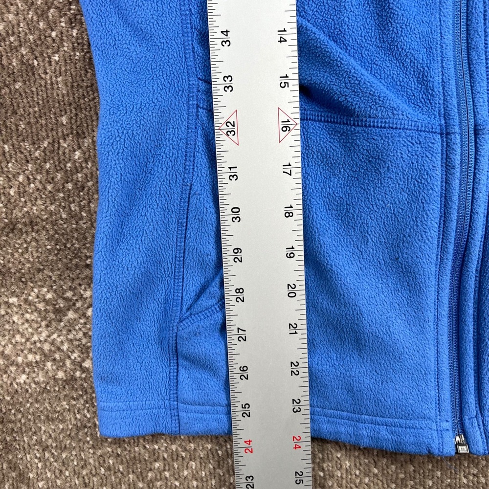 The North Face Womens TKA 100 Fleece Full Zip Hoodie Blue Size Medium - Picture 6 of 6